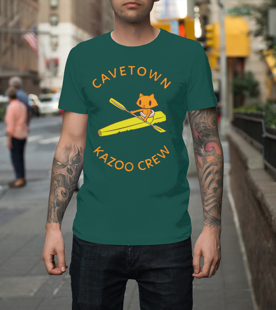 Cavetown Kazoo Crew Cat In Canoe T-Shirt