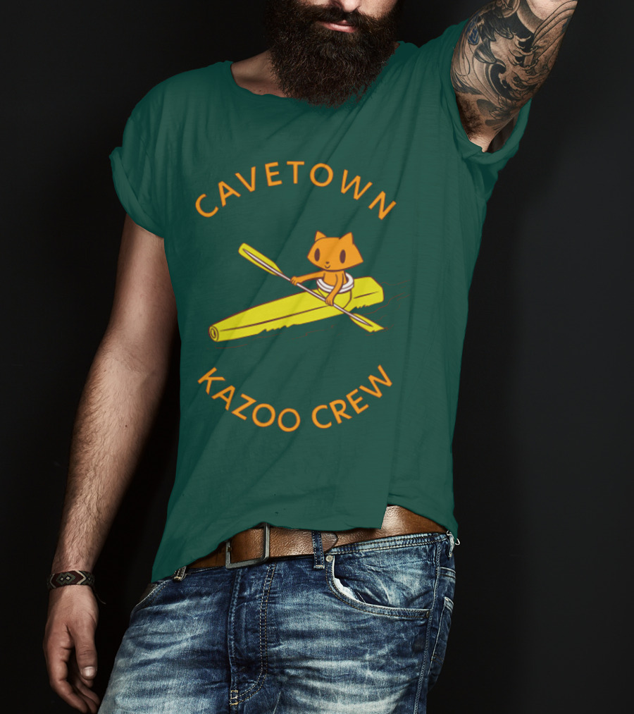 Cavetown Kazoo Crew Cat In Canoe T-Shirt