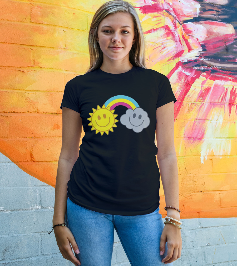 Mcfly Smiling Sun Cloud Rainbow T-Shirt