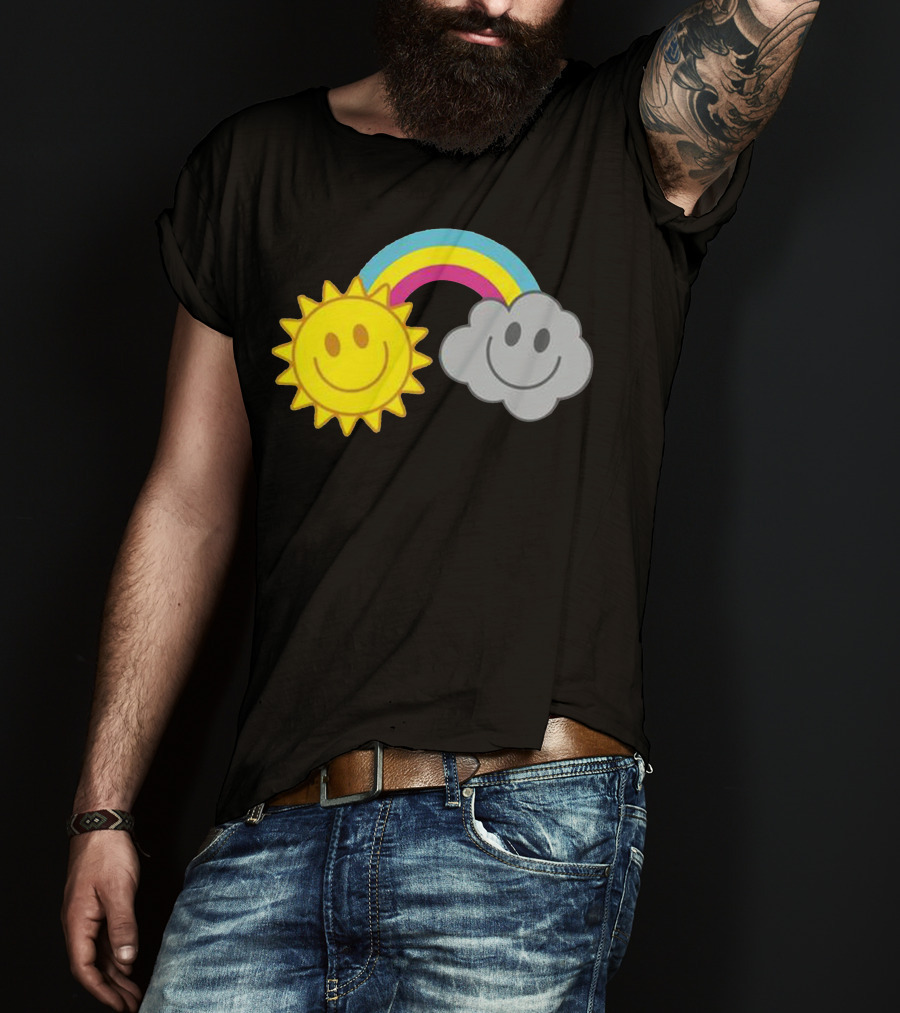 Mcfly Smiling Sun Cloud Rainbow T-Shirt
