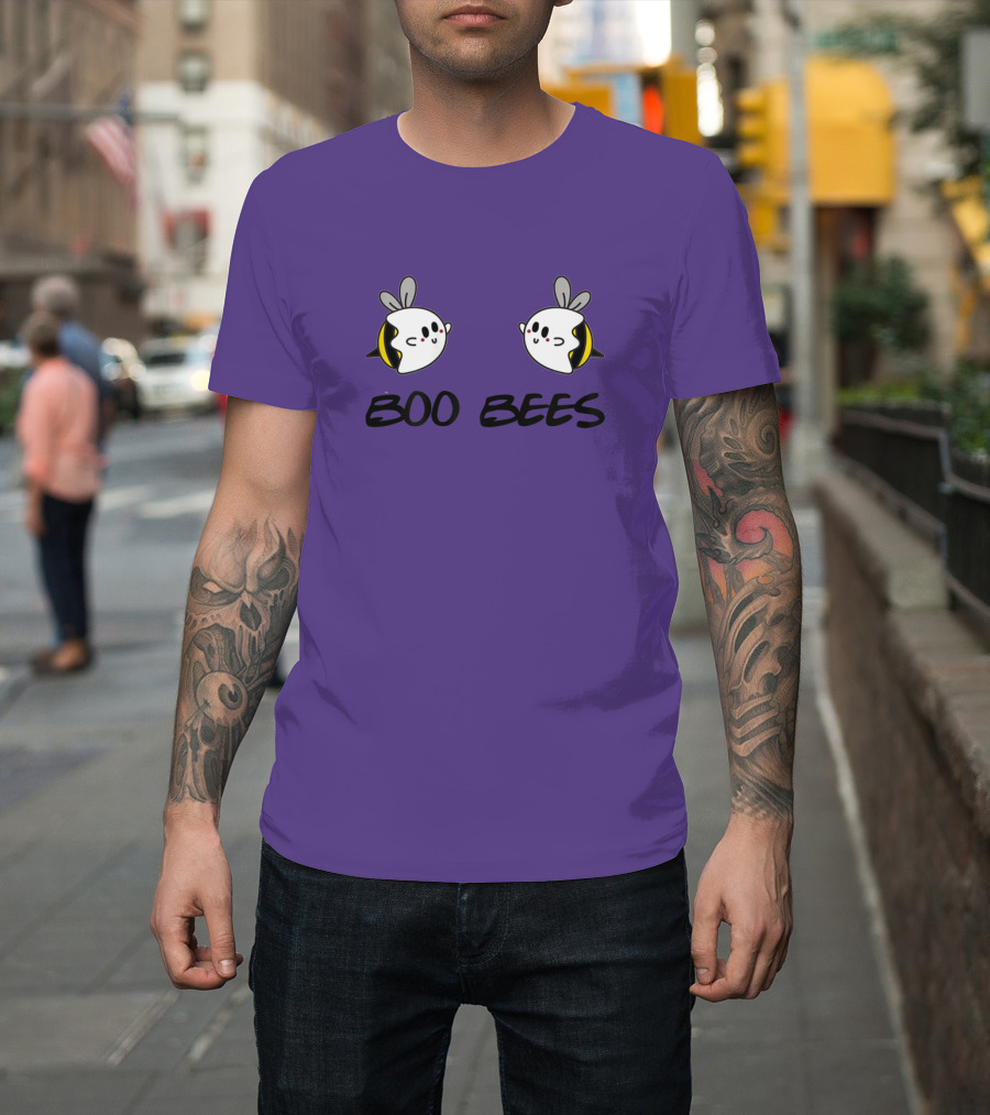 BOO BEES Cute Ghostly Honey Bees Halloween Humor T-Shirt