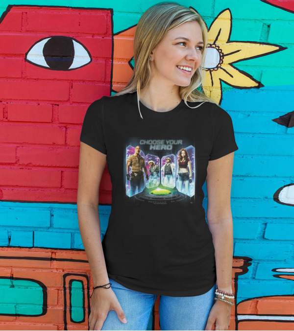 Jumanji The Next Level Choose Your Hero Player Selection T-Shirt