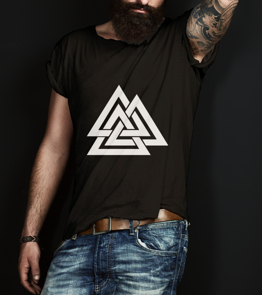 Valknut Symbol Pagan Norse Viking Mythology T-Shirt