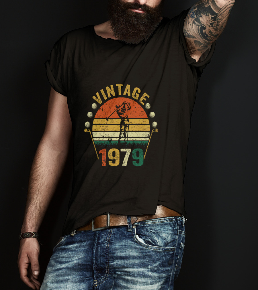 Vintage 1979 Golfer Golf Lover T-Shirt