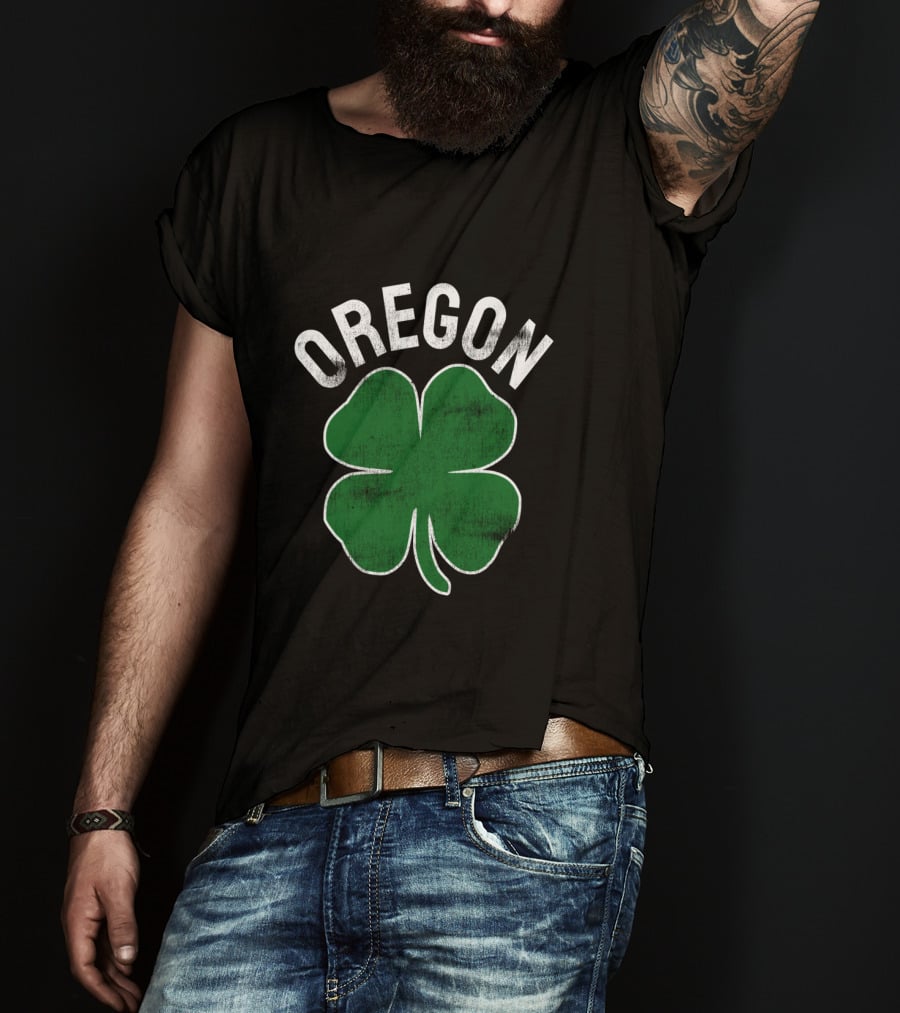 St. Patrick's Day Oregon Shamrock Irish Saint T-Shirt