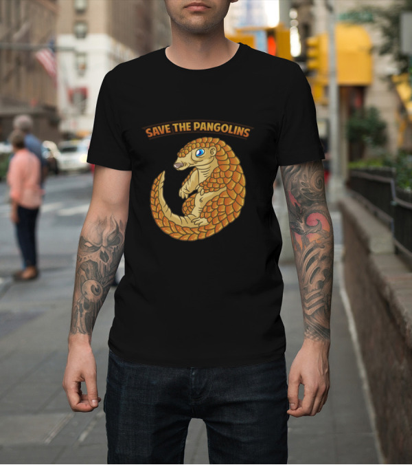 Shirt: Endangered Animal Save The Pangolins T-Shirt Endangered Animal Save The Pangolins T-Shirt