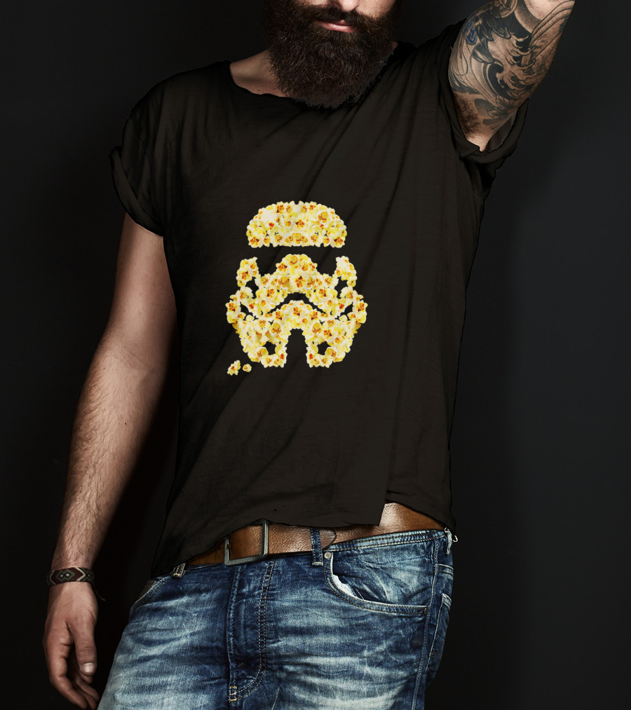 Popcorn Stormtrooper Helmet Iconic Snack T-Shirt