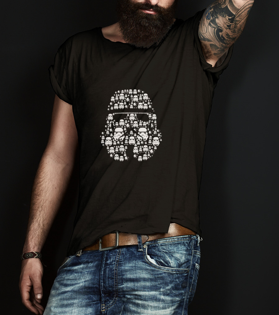 Star Wars Stormtrooper Helmet Mosaic T-Shirt