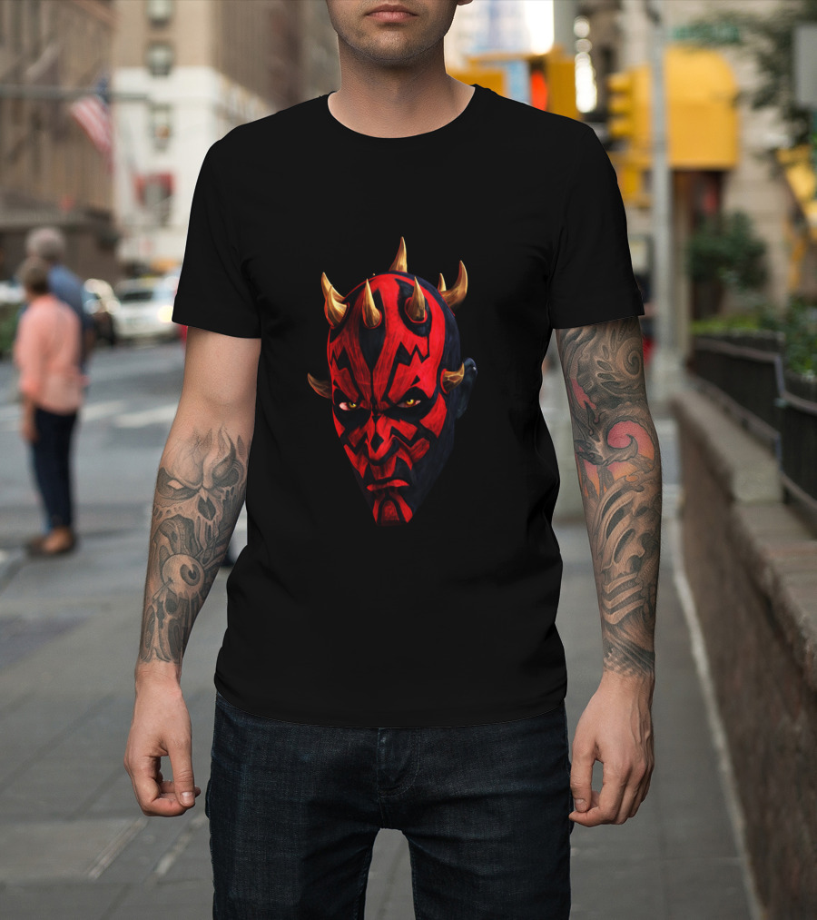Star Wars The Clone Wars Darth Maul Character Face T-Shirt