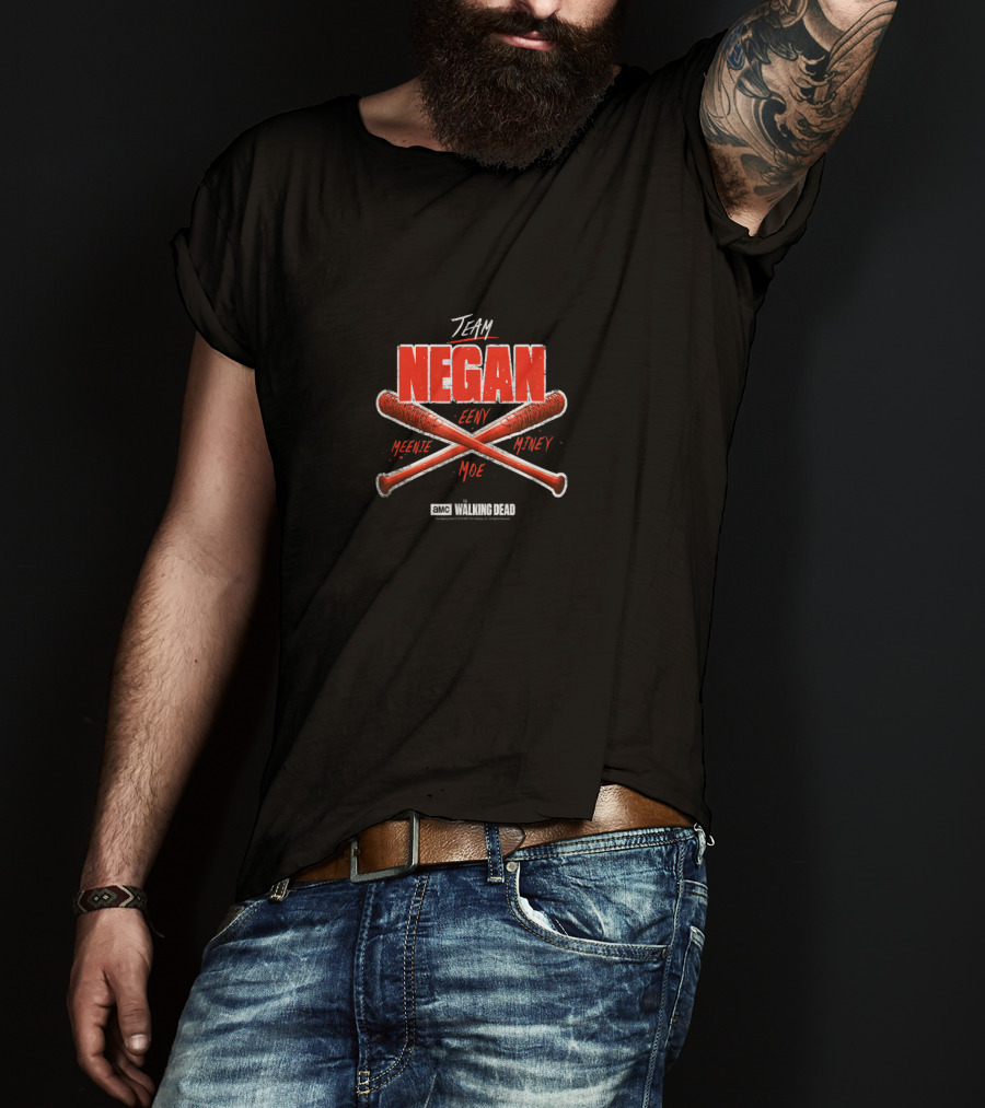 Team Negan AMC Walking Dead Eeny Meeny Miny Moe T-Shirt
