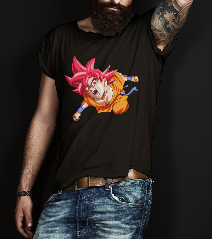 Your Favorite Dragon Ball Super Saiyan Character Iconic Transformation T-Shirt