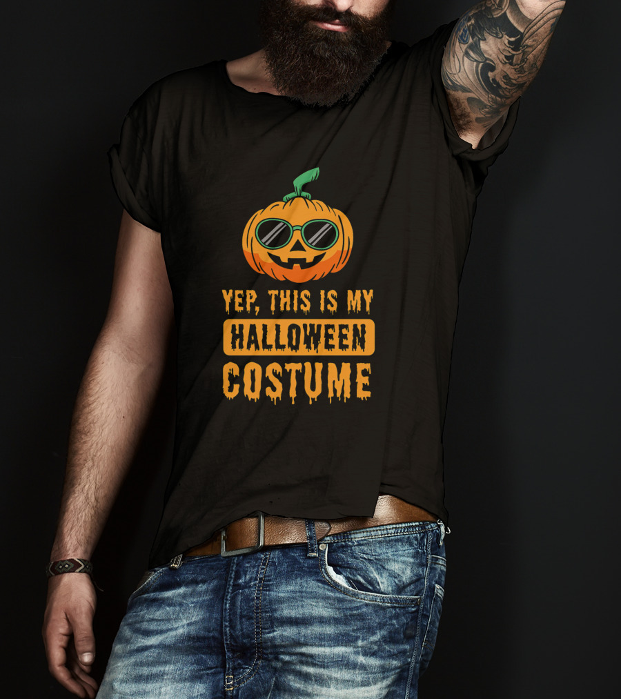 Yep, This Is My Halloween Costume Pumpkin T-Shirt