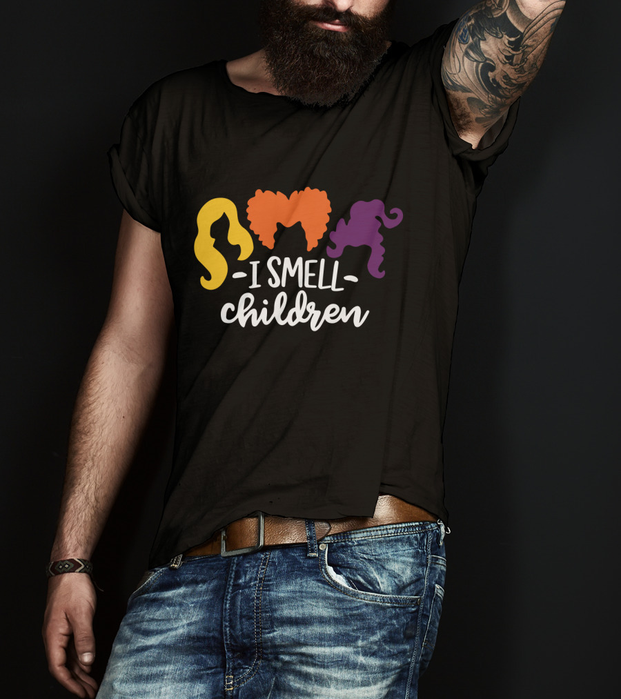 I Smell Children Hocus Pocus Sanderson Sisters Hair T-Shirt