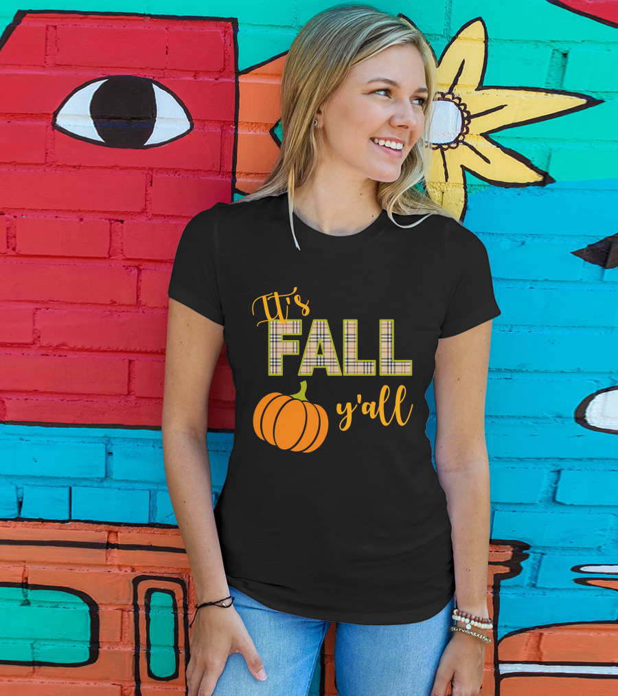 It's Fall Y'all Pumpkin T-Shirt