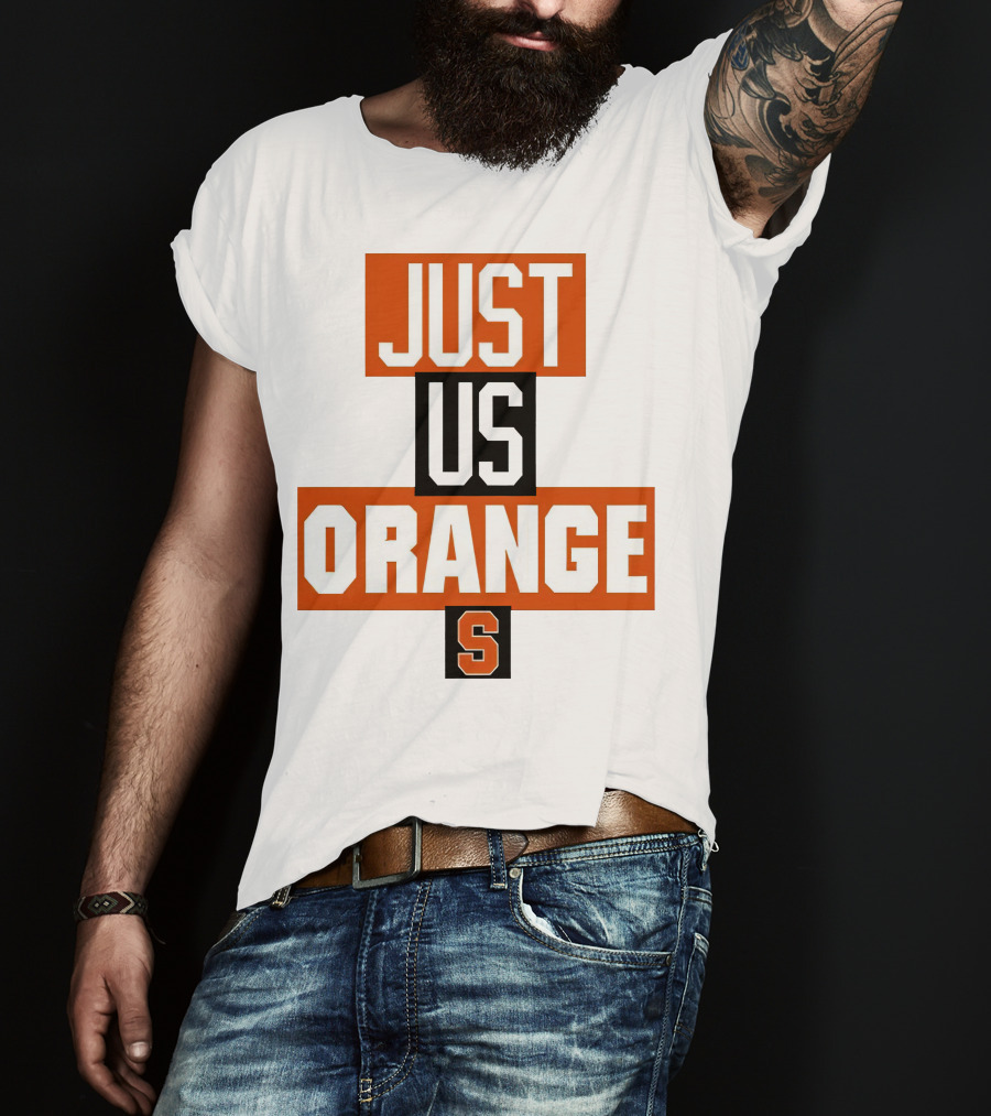 Just Us Orange Syracuse S T-Shirt