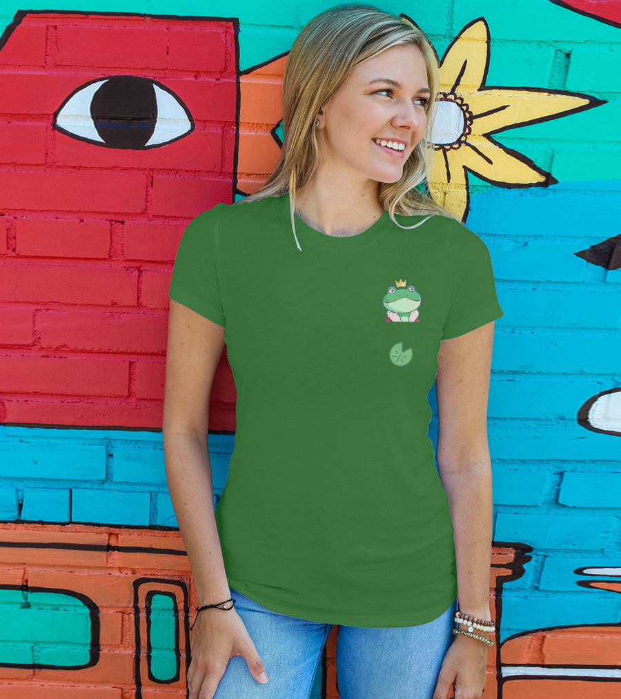Boomerna Frog King Lily Pad Merch T-Shirt