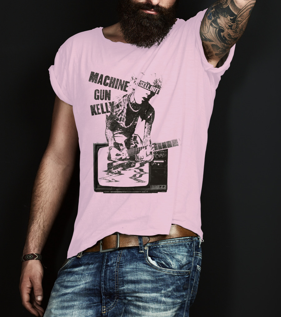 Machine Gun Kelly Sellout TV Guitar T-Shirt