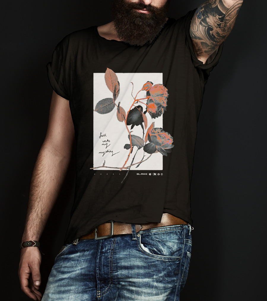 Blanke Fall Into My Mystery Roses T-Shirt