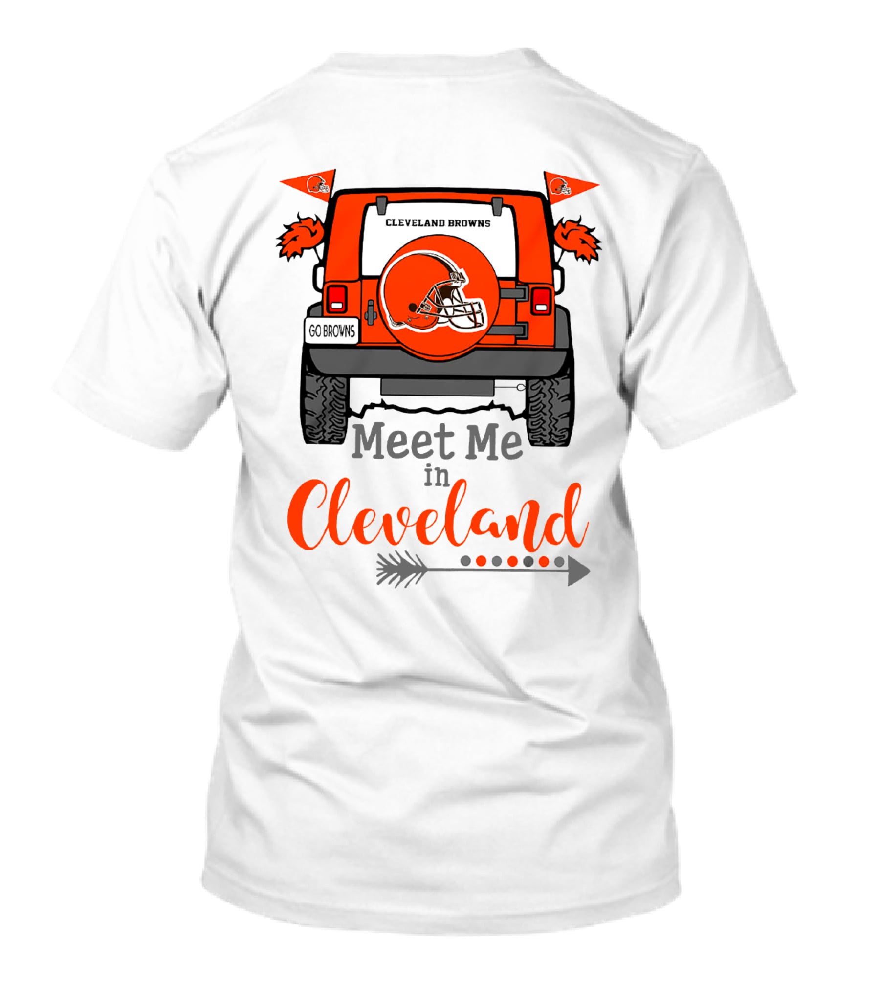 Cleveland Browns Meet Me In Cleveland Go Browns T-Shirt