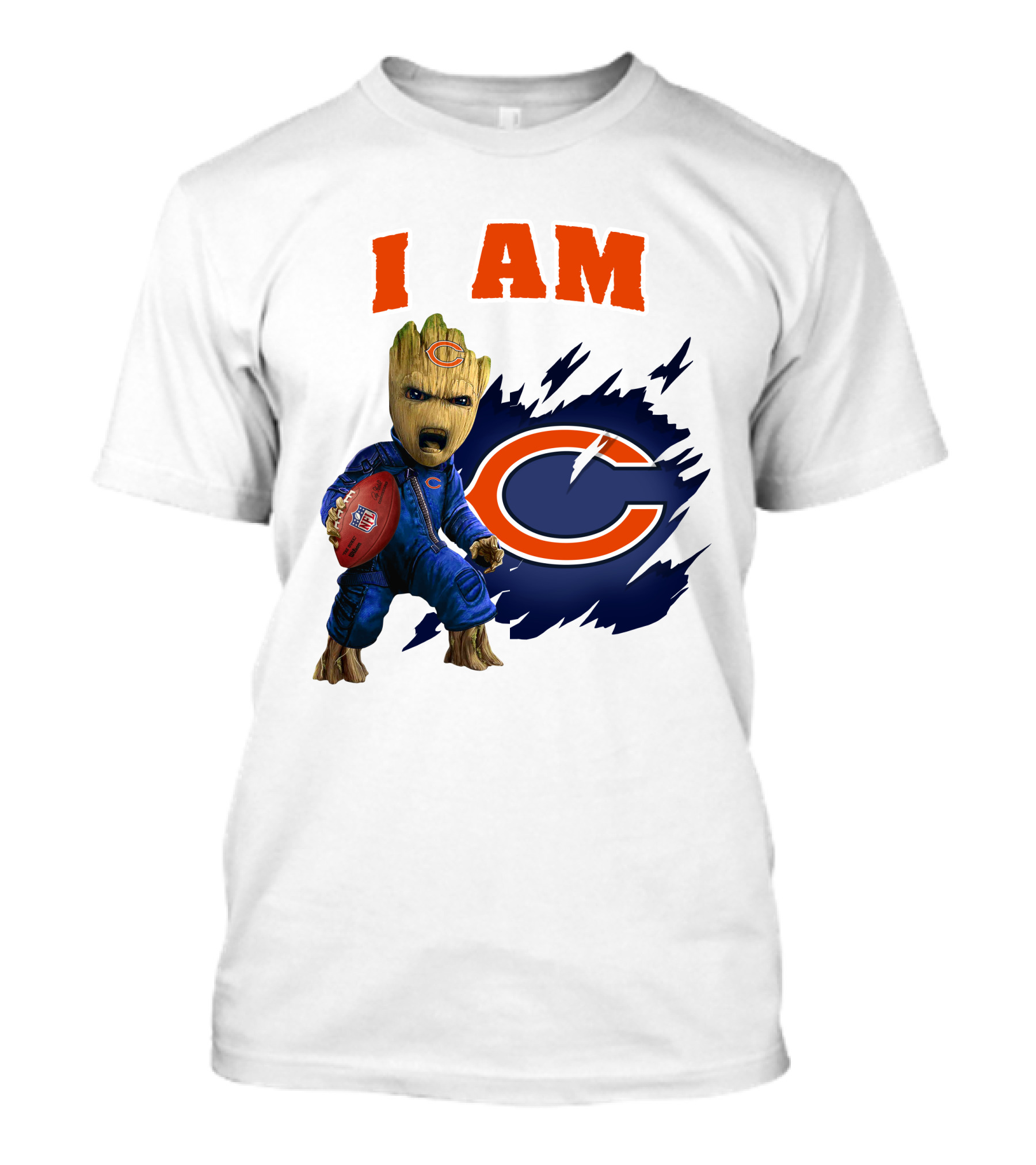 I Am Groot Chicago Bears Football C T-Shirt