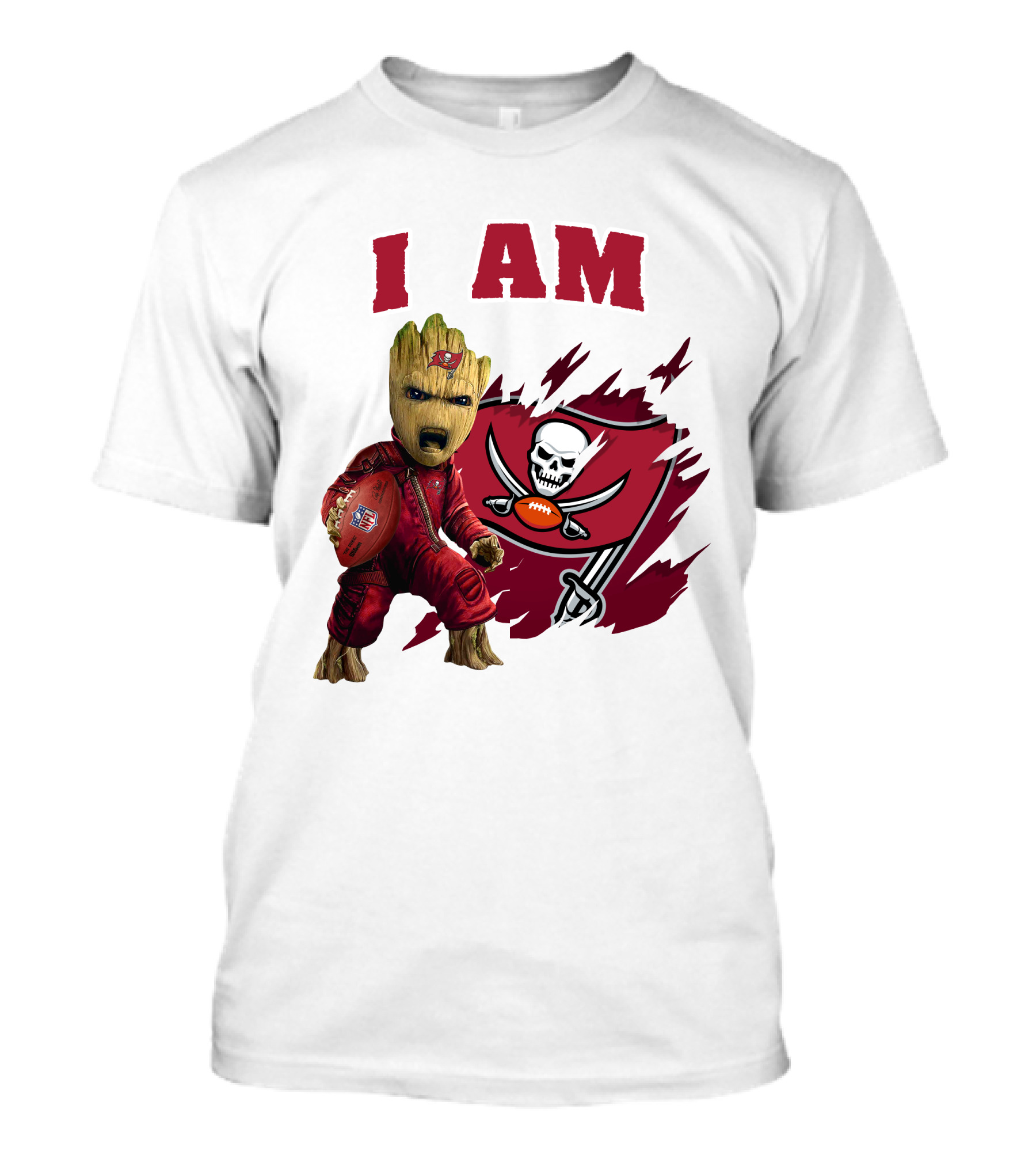 I Am Groot Buccaneers Football Fan T-Shirt