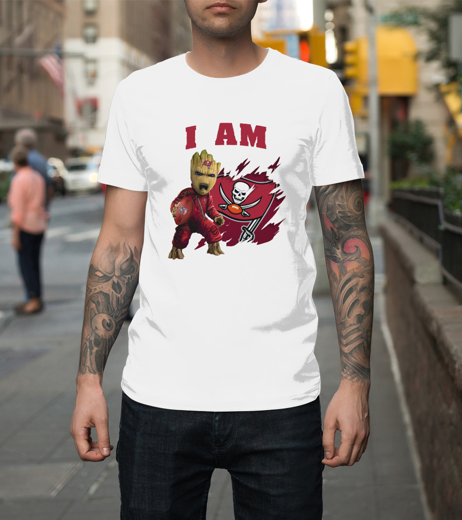 I Am Groot Buccaneers Football Fan T-Shirt