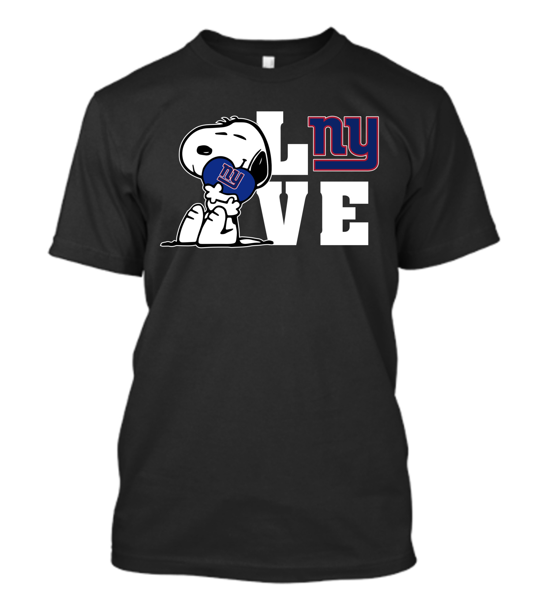 Snoopy Holding New York Giants Love T-Shirt