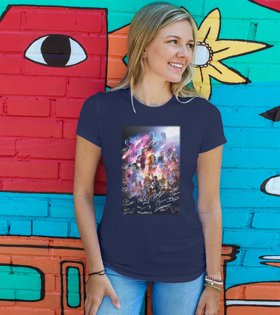 AVENGERS Marvel Cinematic Universe Cast T-Shirt