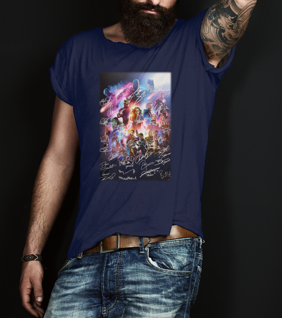 AVENGERS Marvel Cinematic Universe Cast T-Shirt
