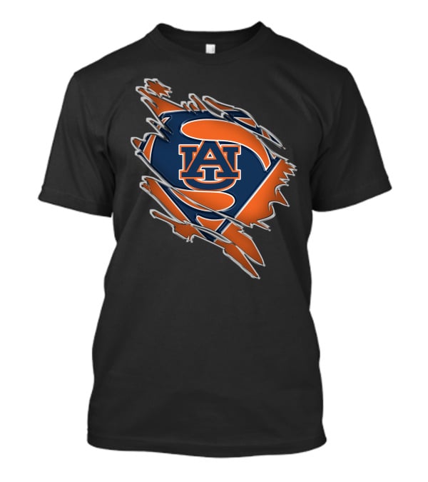 Auburn Tigers AU Superman T-Shirt