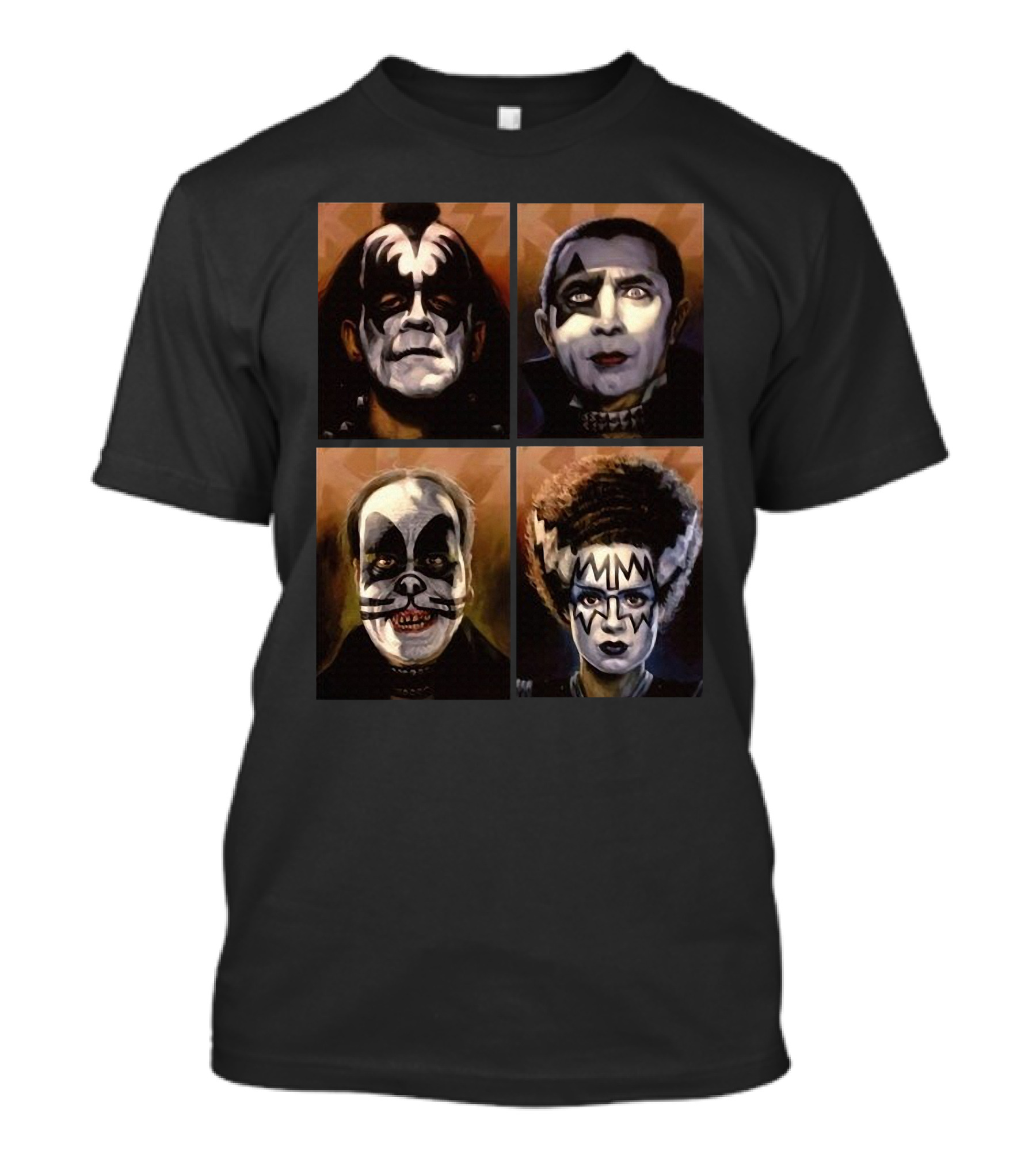 Monster Kiss Cats Quartet T-Shirt