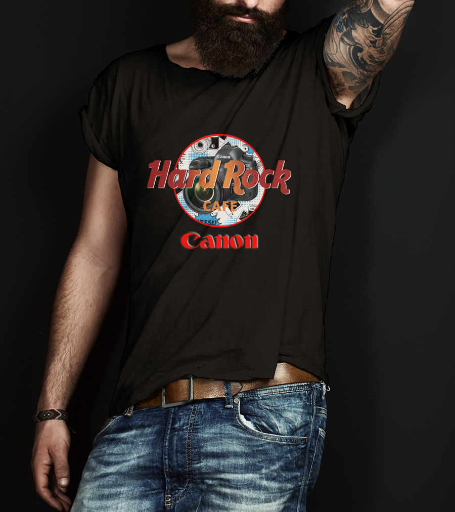 Hard Rock Café Canon Camera T-Shirt