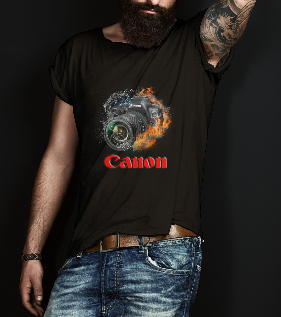 Canon EOS 5D Water And Fire T-Shirt