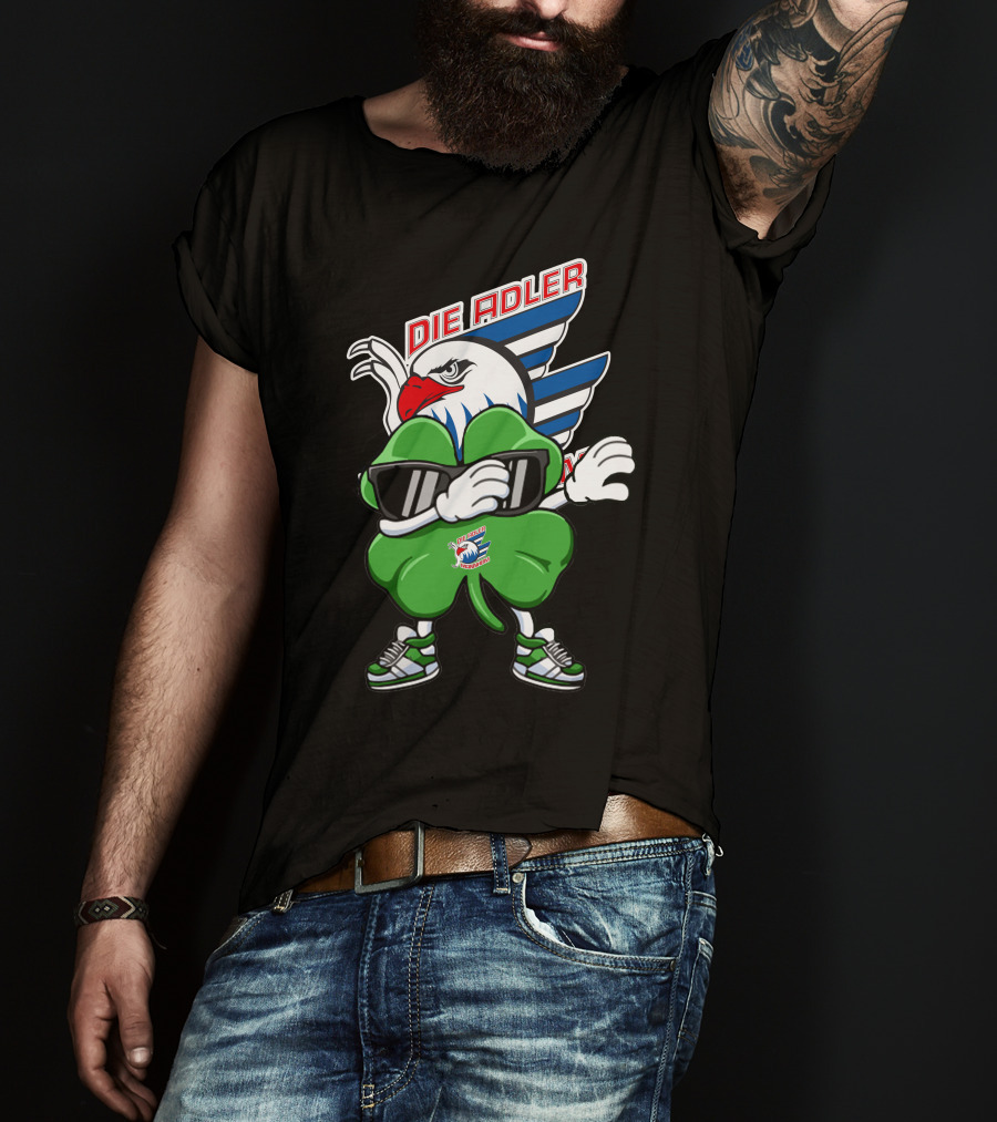 Die Adler Mannheim Lucky Clover Sports T-Shirt