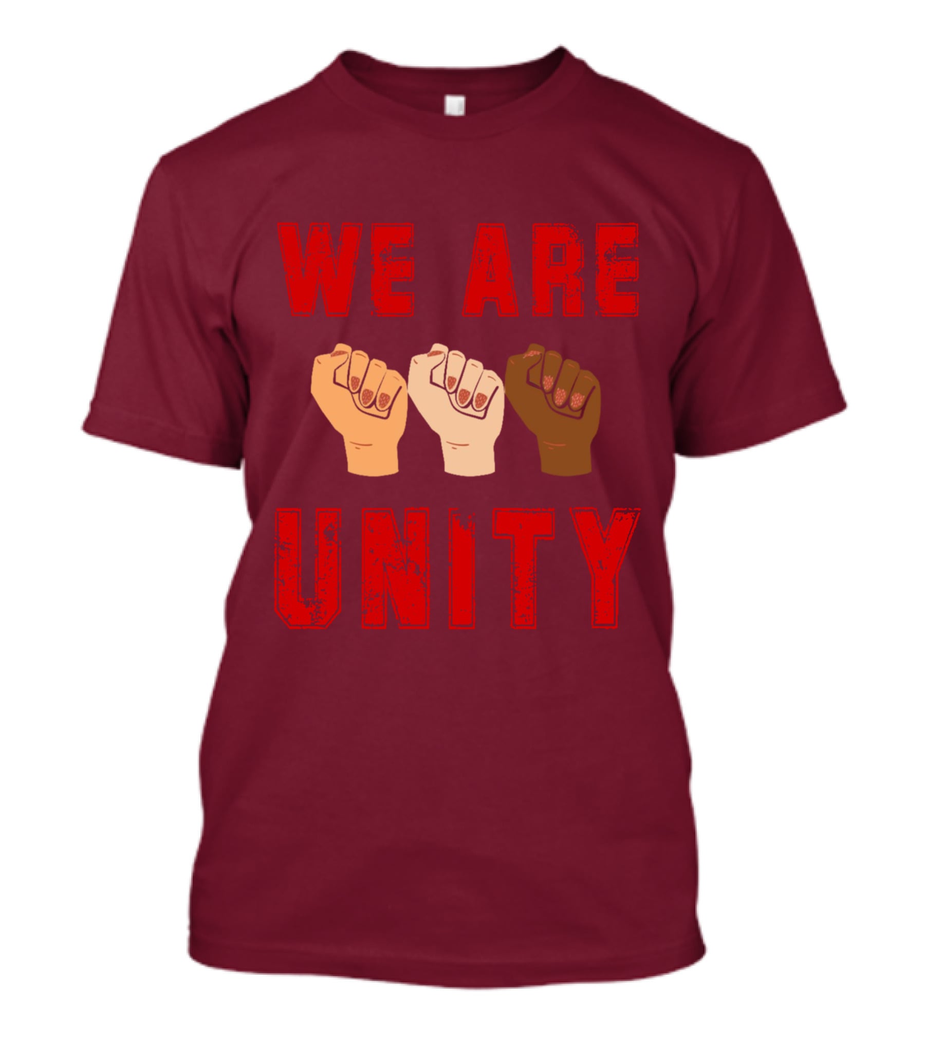 We Are Unity Raised Fists Symbol Of Solidarity T-Shirt