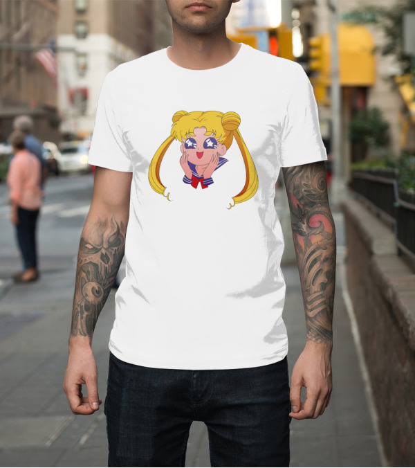 Shirt: Sailor Moon Usagi Tsukino Star Eyes Anime Character T-Shirt Sailor Moon Usagi Tsukino Star Eyes Anime Character T-Shirt