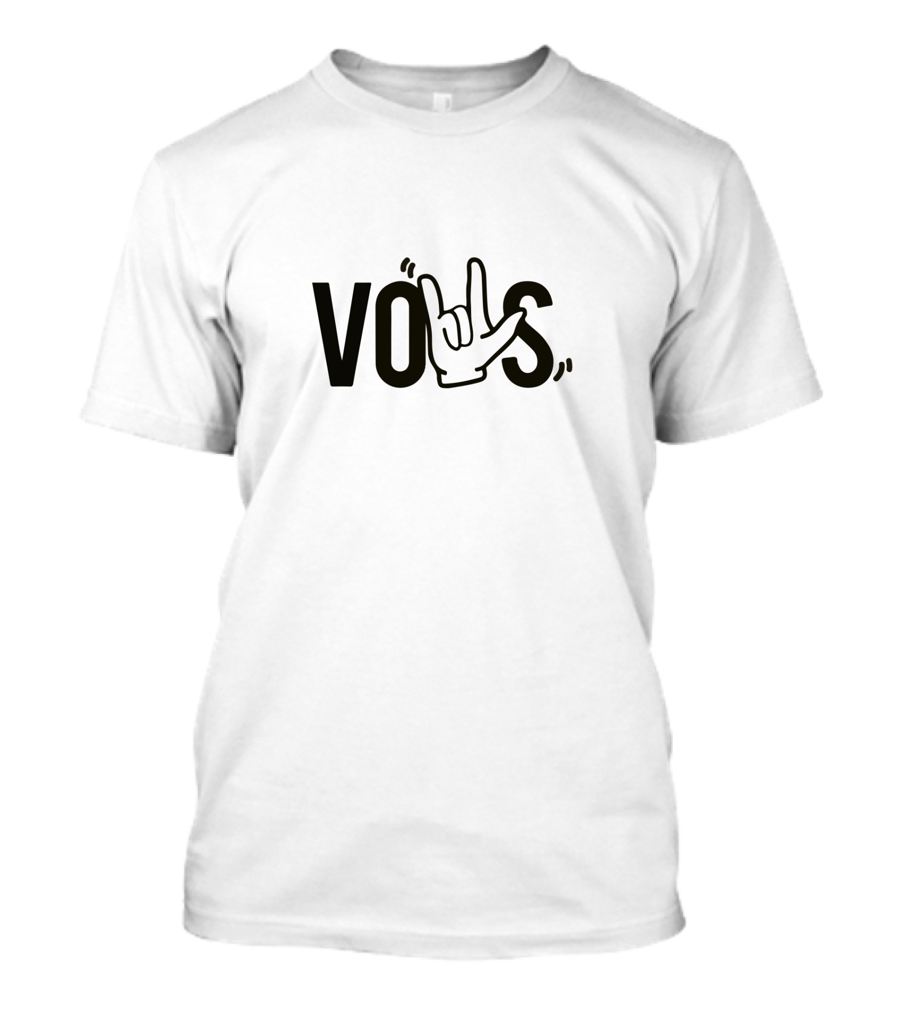 VOUS Hand Gesture Girl T-Shirt
