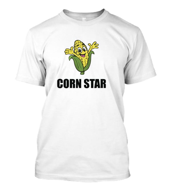Corn Star Cole The Cornstar Cartoon Corn Character T-Shirt