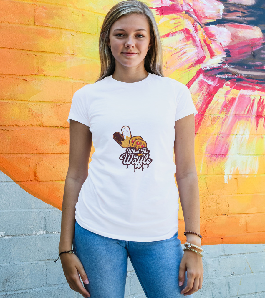 What The Waffle Dripping Syrup Popsicle T-Shirt