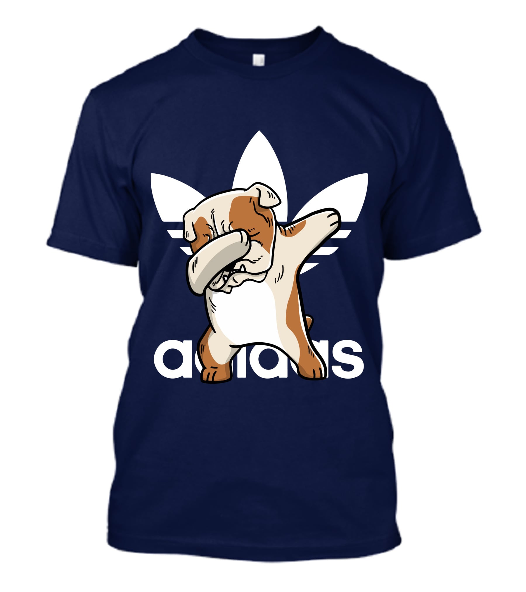 Dabbing English Bulldog Funny Parody 002 T-Shirt