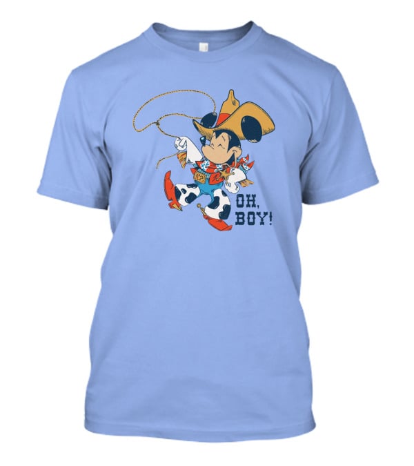 Mickey Mouse Cowboy Oh Boy T-Shirt