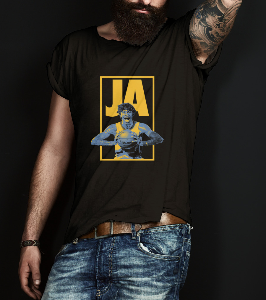 Ja Morant Memphis Grizzlies Hype Spalding Basketball T-Shirt