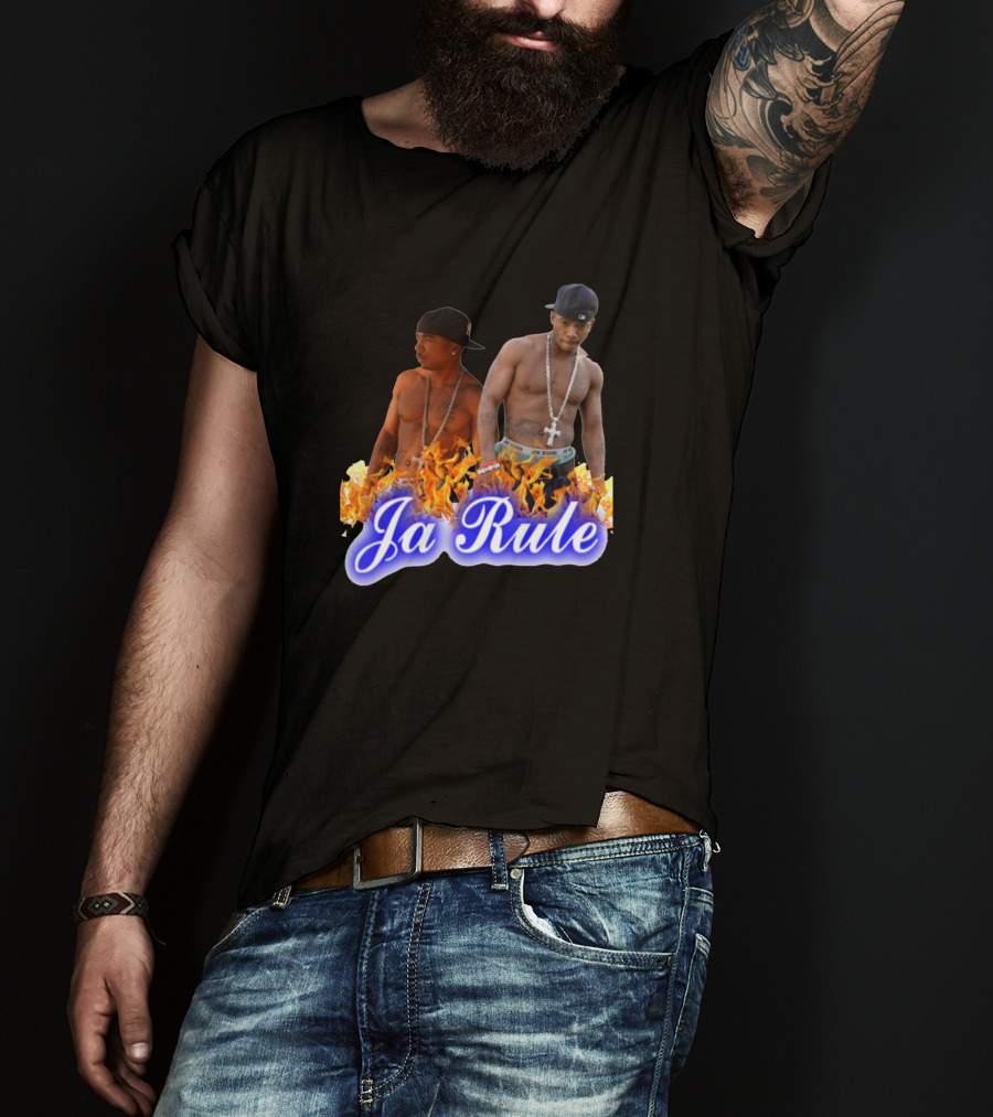 Ja Rule Vintage Fire Flames T-Shirt