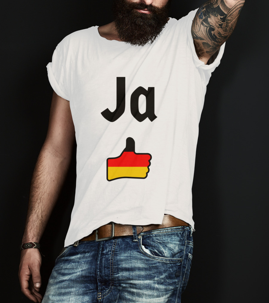 Ja Thumbs Up German Flag T-Shirt