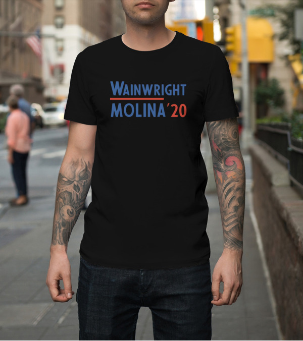 Shirt: Wainwright Molina '20 Baseball T-Shirt Wainwright Molina '20 Baseball T-Shirt