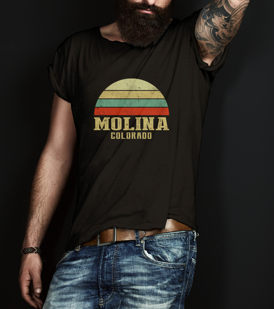 Molina Colorado Retro Vintage Sunset T-Shirt
