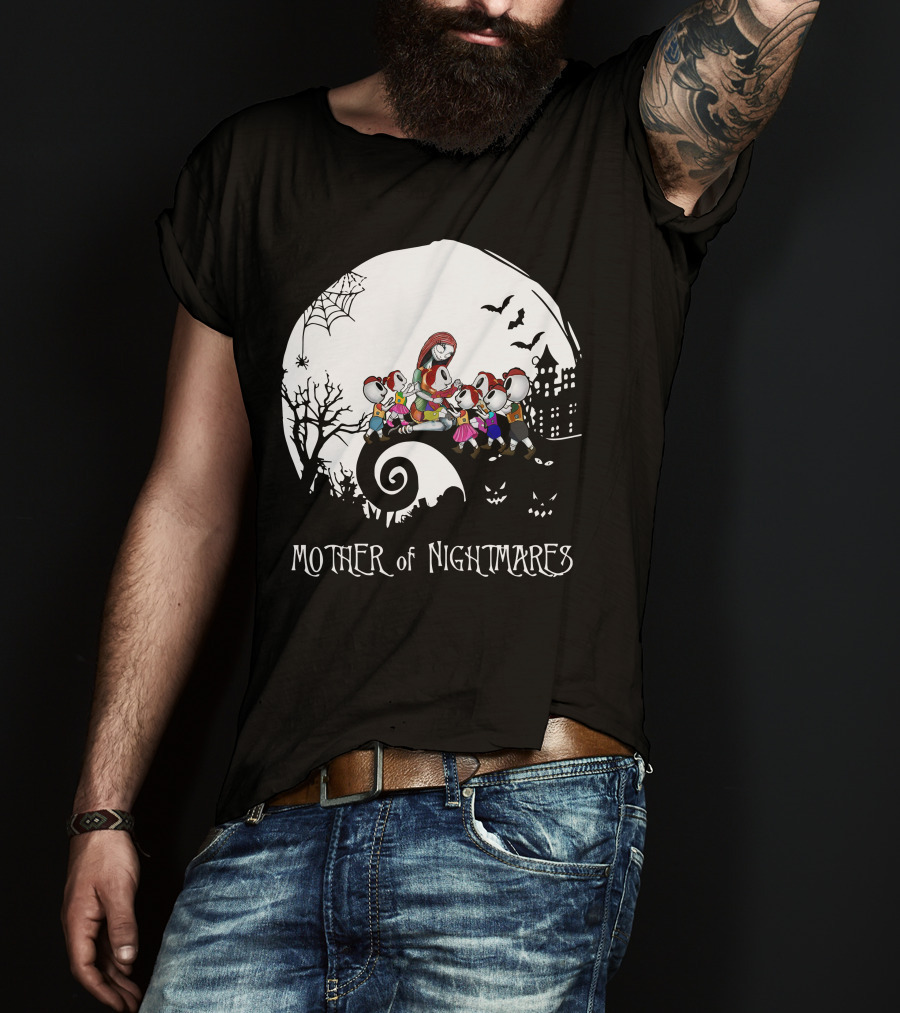 Mother Of Nightmares 4girls 3boys Halloween Characters T-Shirt