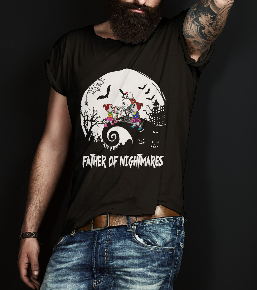 Father Of Nightmares 3 Girls 1 Boy T-Shirt