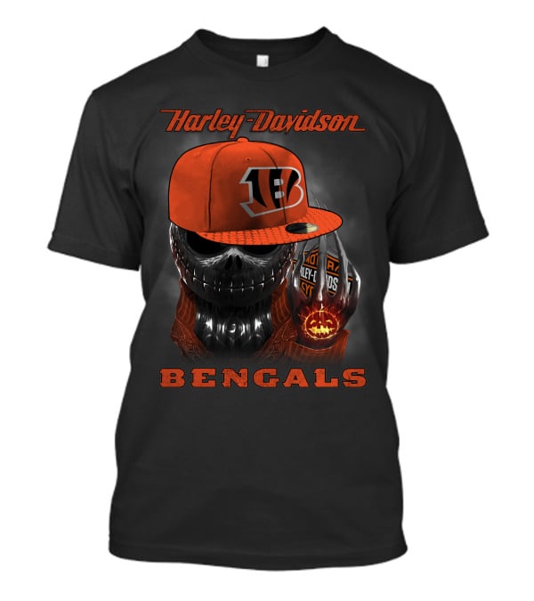 Harley Davidson Bengals Cincinnati Hd Jack T-Shirt