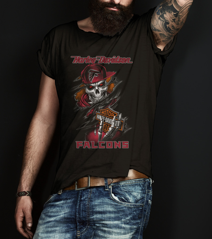 Harley Davidson Falcons Skull Logo 2020Af T-Shirt